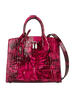 City Steamer PM, &pound;6,500, Handbags, Pink, Crocodile, Front view